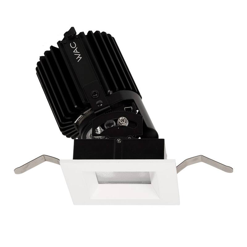 WAC Lighting Volta 2" Square Adjustable Trim with LED Light Engine and - White / 2700K / 85CRI