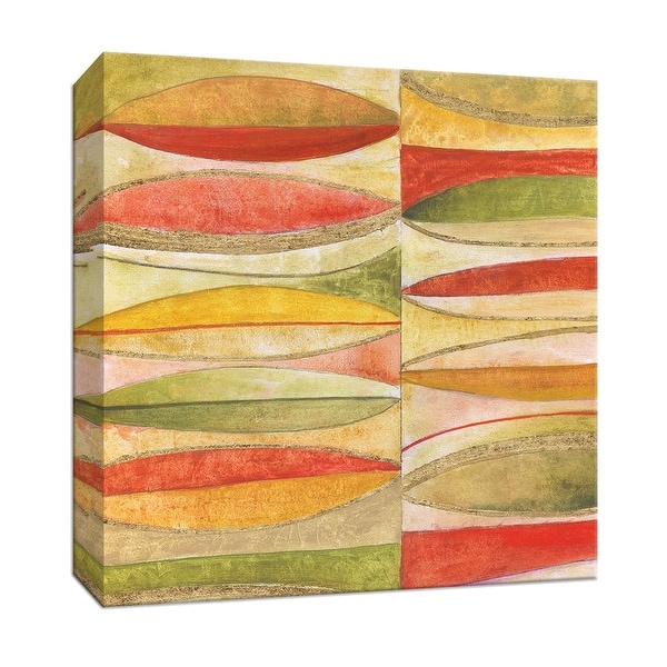PTM Images 9-147123 PTM Canvas Collection 12" x 12" - "Oval Mosaic" Giclee Patterns and Designs Art Print on Canvas