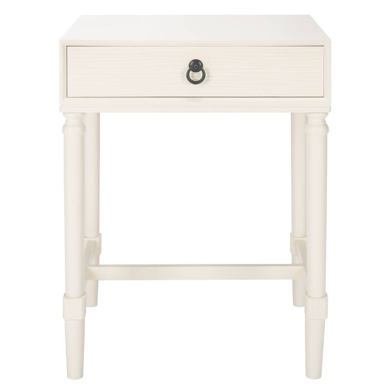 SAFAVIEH Kizzie 1-Drawer Accent Table - 19" W x 15.8" L x 26" H - 19Wx16Dx26H