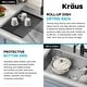 preview thumbnail 35 of 150, KRAUS Kore Workstation Drop-In Stainless Steel Kitchen Sink