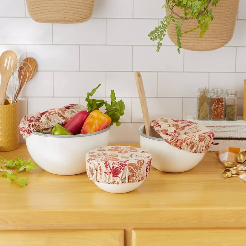 Print Dish Cover (Set Of 3)