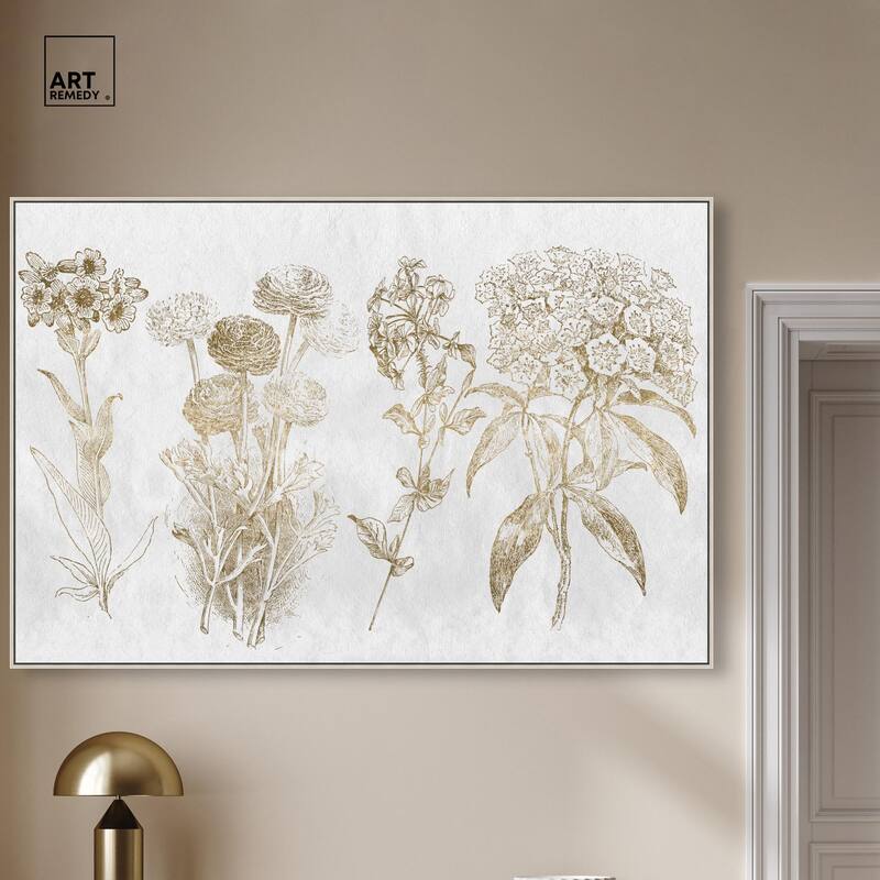 Floral Selection Quad Canvas by Art Remedy