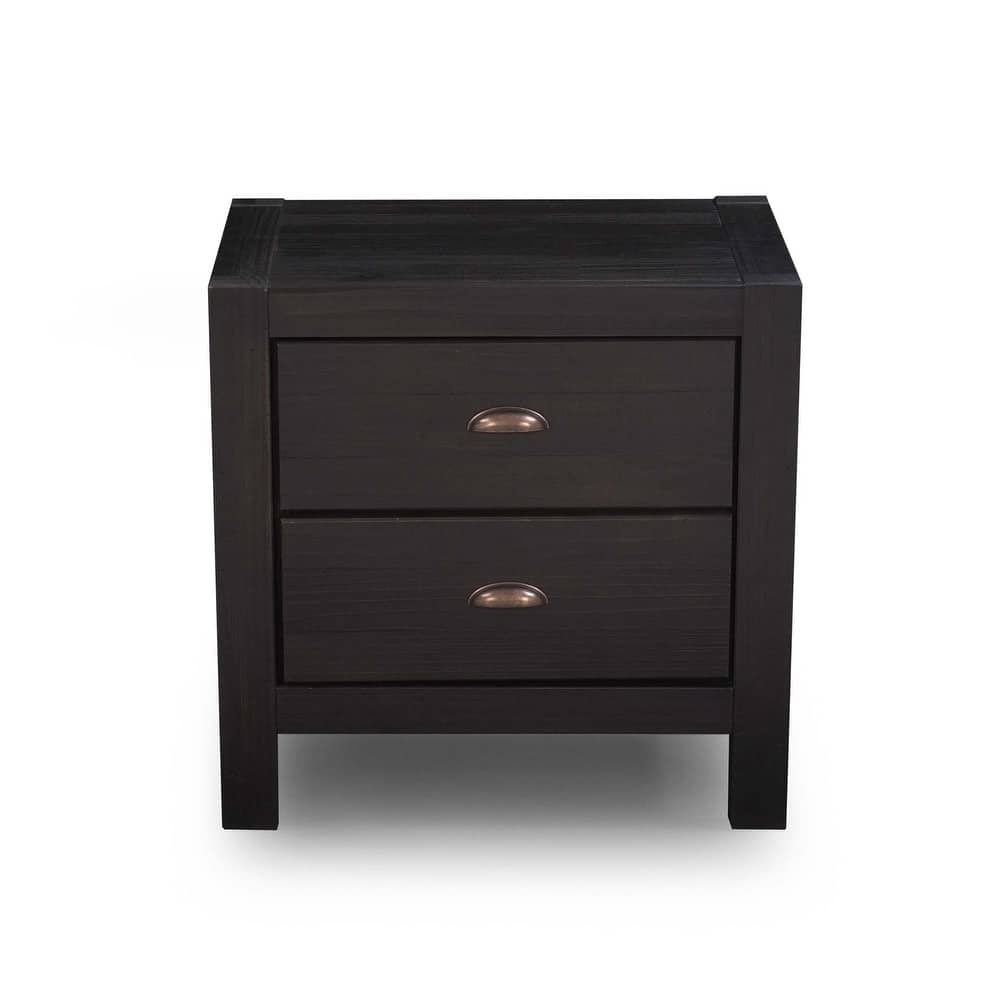 Montauk Solid Wood 2-drawer Nightstand
