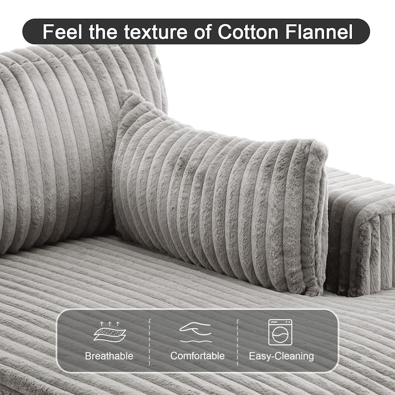 DREAMSIDEA Oversized Modular Sectional Sofa