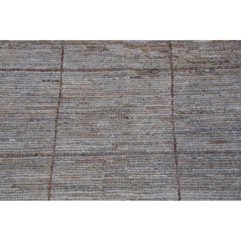 Geometric Checkered Gabbeh Kashkoli Wool Area Rug Hand-knotted Carpet - 3'0" x 4'6"