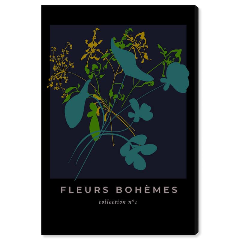 Wynwood Studio Canvas Floral and Botanical Flower Installation II Wall Art Canvas Print