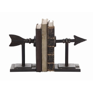 Arrow Shaped Cast Iron Bookends