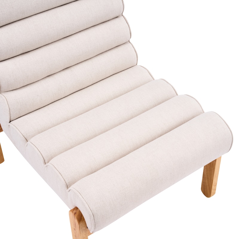 Scott Living - Modern Upholstered Accent Chair with Plush Layered Cushion & Solid Wood Frame - 25.75"W