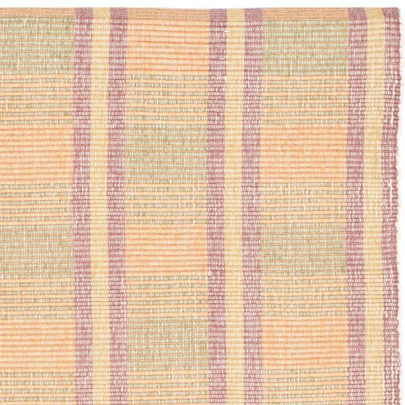 SAFAVIEH Hand-woven Penfield Orange/ Multi Cotton Rug (4' x 6') - 4' x 6'