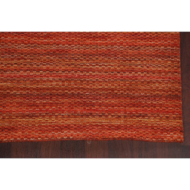 Geometric Contemporary Oriental Moroccan Area Rug Wool Handmade - 5'3" x 7'6"
