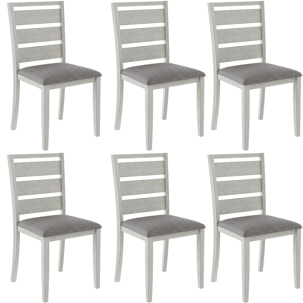 VECELO Solid Wood Dining Chairs Set of 2/4/6
