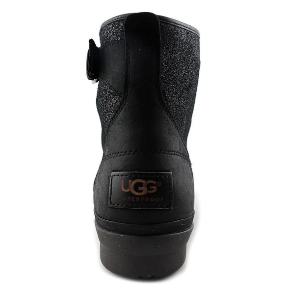 Shop Ugg Australia Cecile Women Round Toe Leather Black Winter