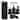 Clara Clark Complete Bathroom Accessories Set Shower Curtain, Bath Rugs & Shower Caddies