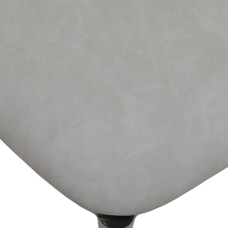 Zayle 7-Piece Dining Set 55-Inch Rectangular White Sintered Stone Dining Table and 6 Dining Side Chairs