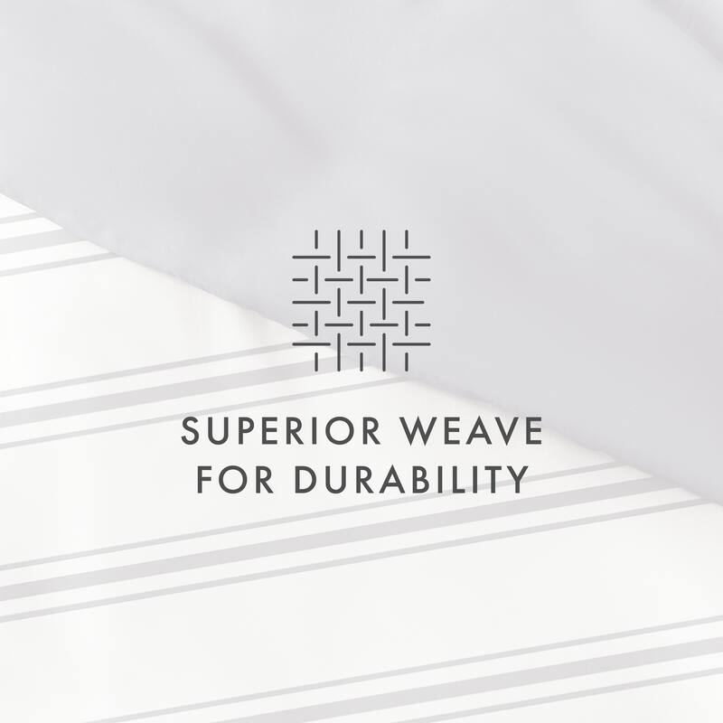 Becky Cameron Desert Stripe 3-Piece Reversible Duvet Cover Set