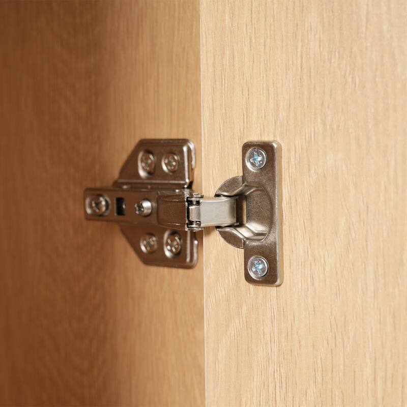 Roomfitters 67.7" Tall Freestanding Bathroom Cabinet with 1 Door, 3 Drawers and Open Storage, Wood