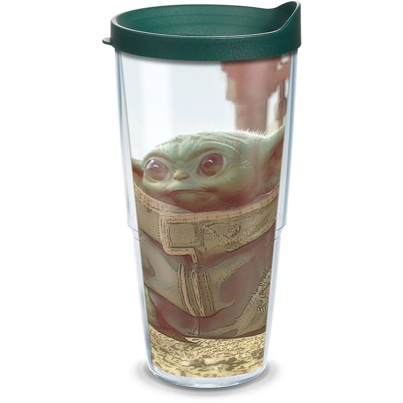 Tervis Star Wars - The Mandalorian Child Made in USA Double Walled Insulated Travel Tumbler, Classic - 24oz