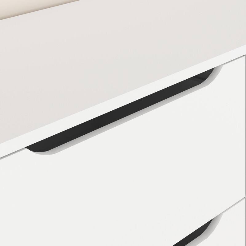 9-Drawer Wooden Dresser for Bedroom with Deep Drawers, Large Floor Chest of Drawers