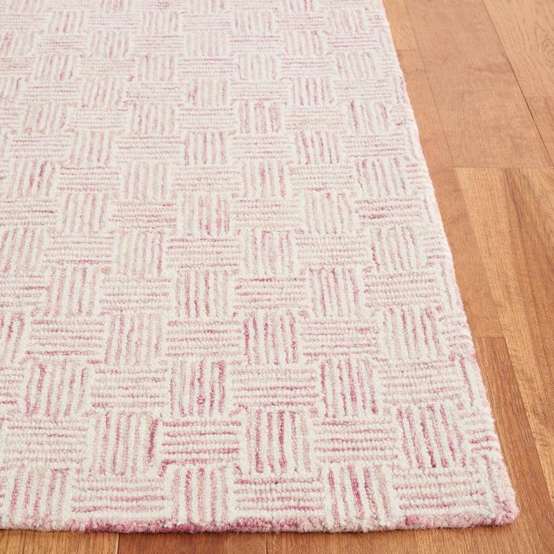 SAFAVIEH Handmade Micro-Loop Courteney Transitional Wool Rug