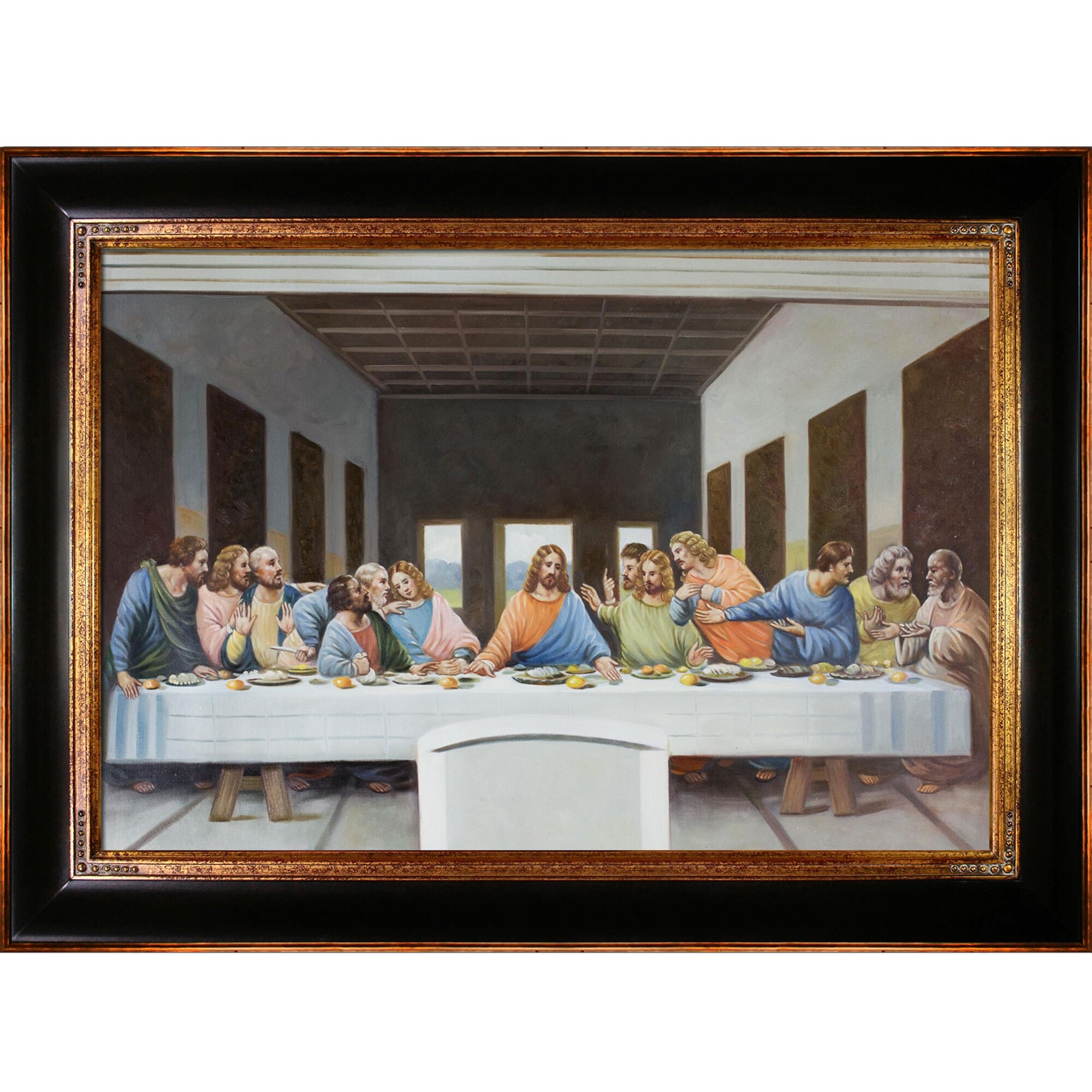 Shop Leonardo Da Vinci The Last Supper Hand Painted Oil