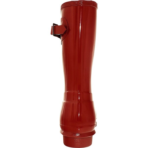 maroon hunter rain boots