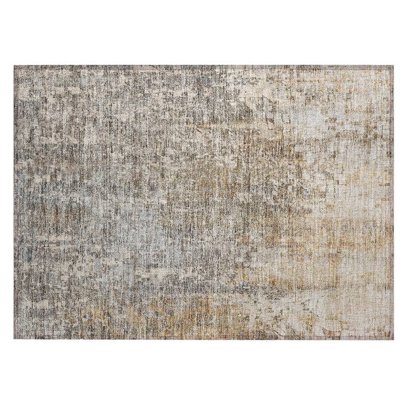 Machine Washable Indoor/ Outdoor Chantille Modern Ombre Rug