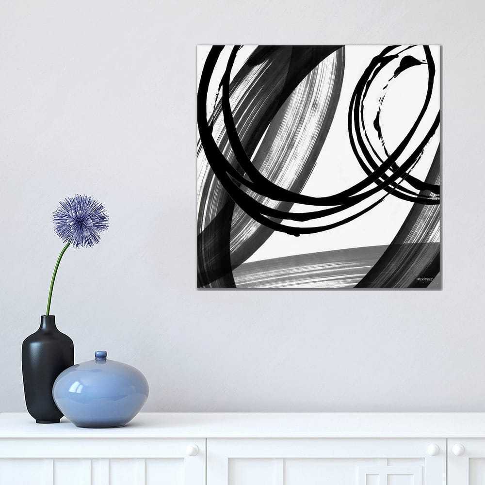 iCanvas "Black and White Pop I" by Dan Meneely Canvas Print