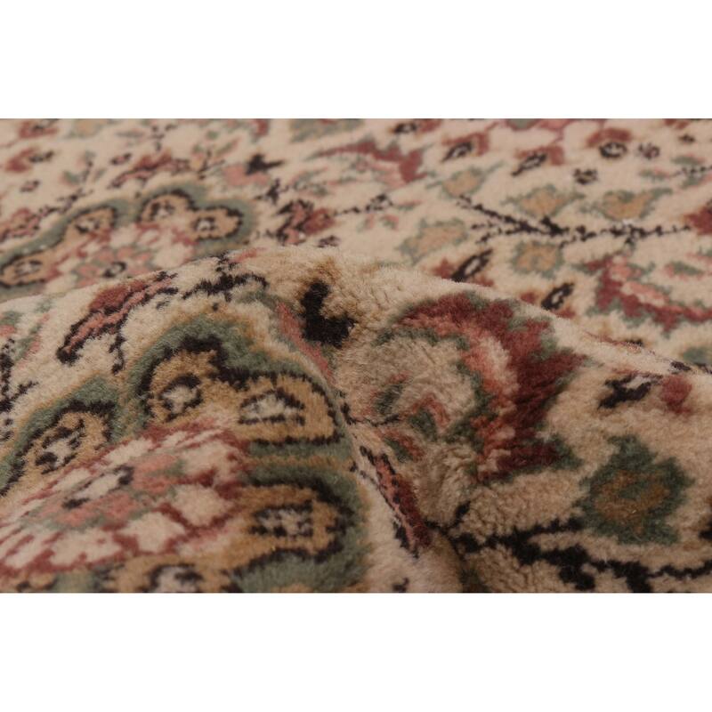ECARPETGALLERY Hand-knotted Melis Vintage Cream Wool Rug - 3'5 x 6'4