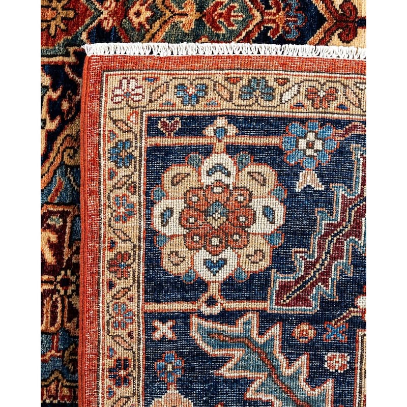 Serapi One-of-a-Kind Hand-Knotted Area Rug - Red, 8' 4" x 9' 9" - 8' 4" x 9' 9"