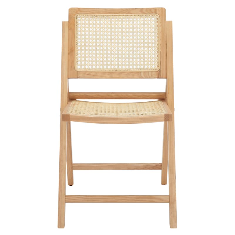 SAFAVIEH Couture Reinalda Cane Folding Dining Chair (Set of 2) - 18 In. W x 23 In. D x 33 In. H - 18Wx23Dx33H