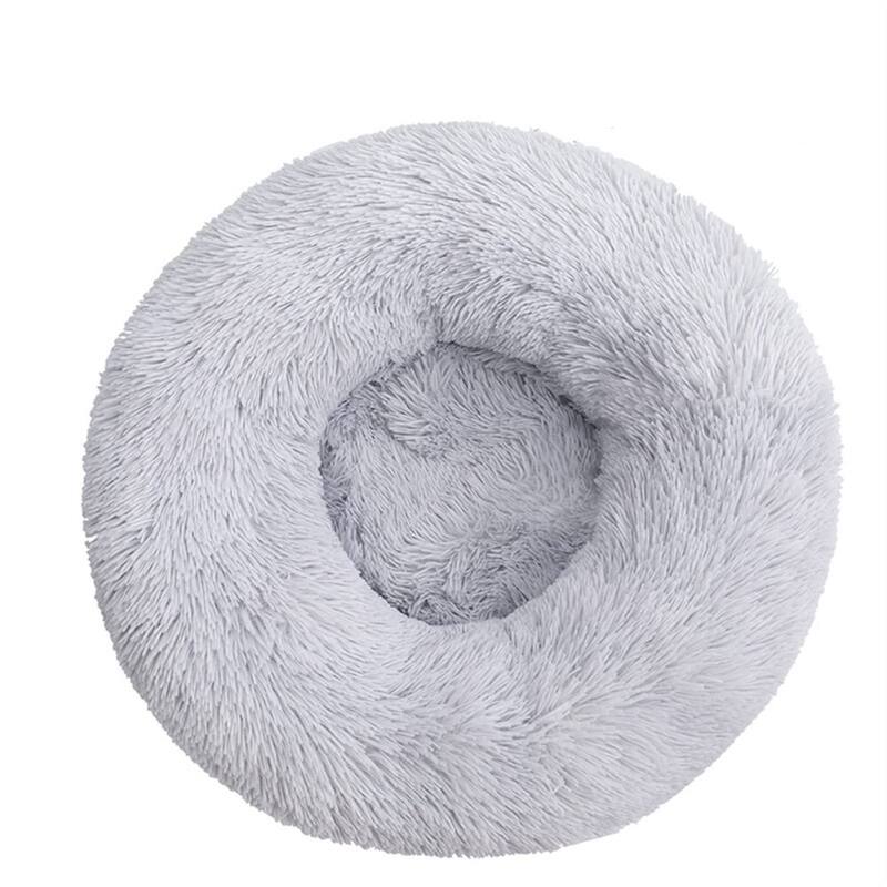 Pet Bed for Dogs Cats, Anti-Slip Waterproof Base Machine,Grey,24in - 24x24x8in - Fiberfill - Grey - 24x24x8in