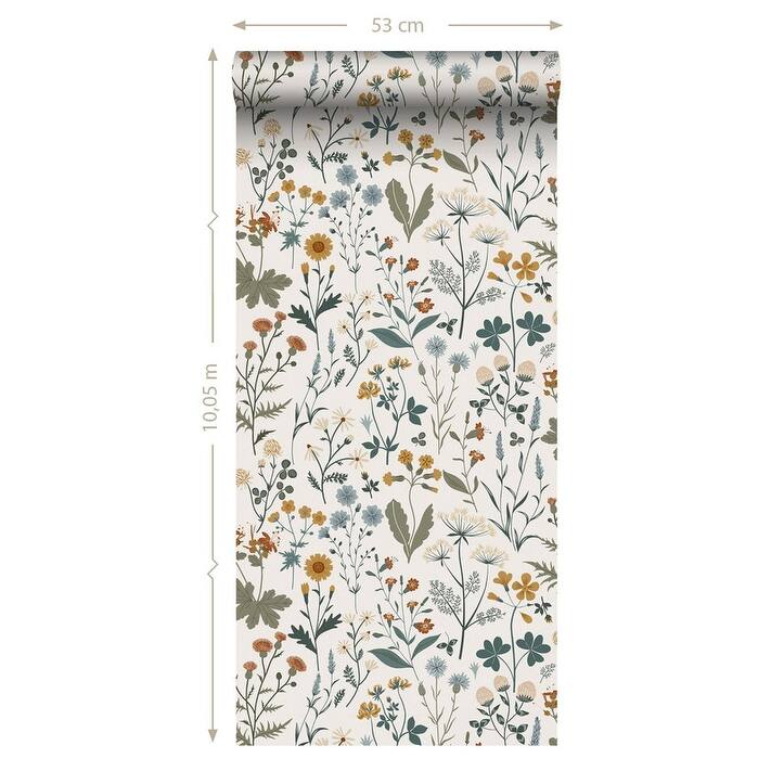 ESTA Home Fiore Blue Wildflowers Wallpaper