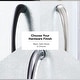 preview thumbnail 12 of 25, OVE Breeze Round Corner Shower Kit with Frosted Glass Sliding Door and Shower Base Pan (Walls not Included)