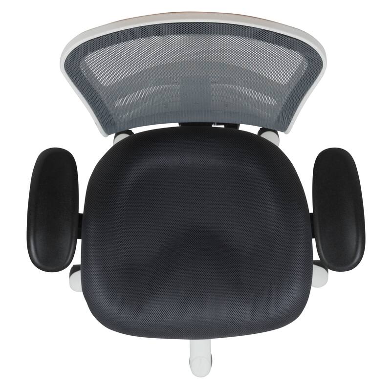 Mid-back Blue Mesh Adjustable Ergonomic Office Chair