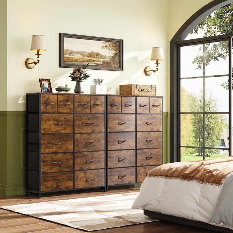 Tall Dresser for Bedroom with 12 Drawers