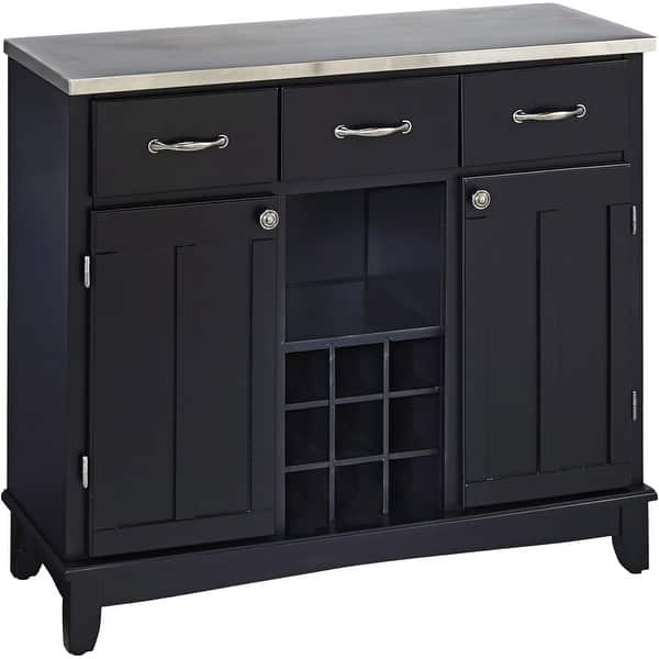 Server sideboards-buffets-credenzas, Black - Bed Bath & Beyond - 43773550