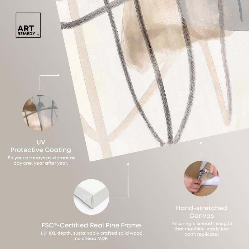 Contemporary Canvas III Canvas by Art Remedy, Gallery Wrapped