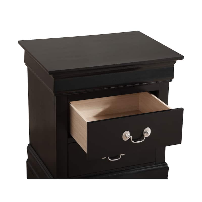 Lewis 2-drawer Wood Nightstand