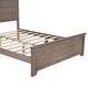 preview thumbnail 19 of 30, Farmhouse Wooden Platform Bed with Panel Headboard for Teen Room
