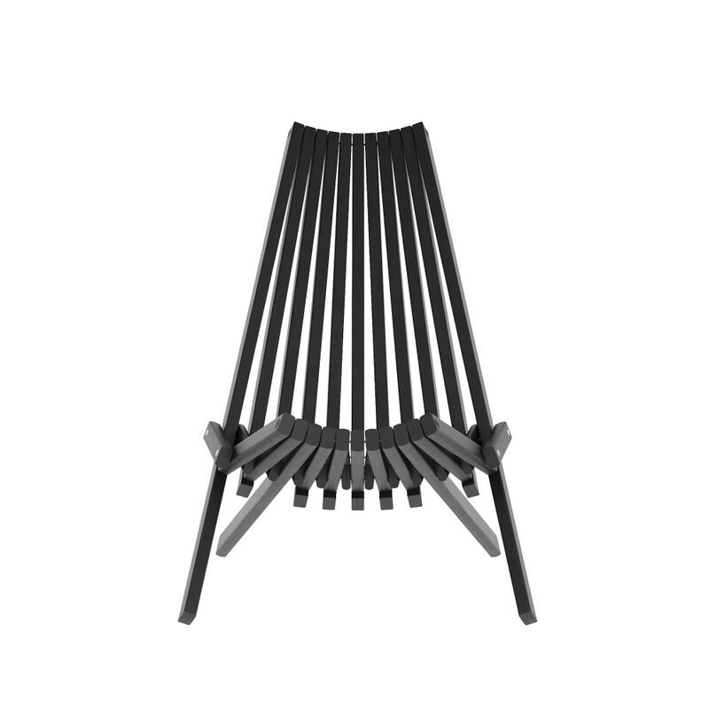 Commercial Indoor/Outdoor Low Profile Acacia Wood Patio Folding Chair