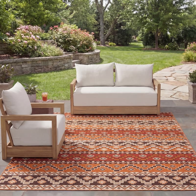 SAFAVIEH Veranda Dymph Indoor /Outdoor Waterproof Patio Backyard Rug