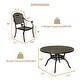 preview thumbnail 6 of 13, Clihome 5 Piece Outdoor Cast Aluminum Patio Dining Set