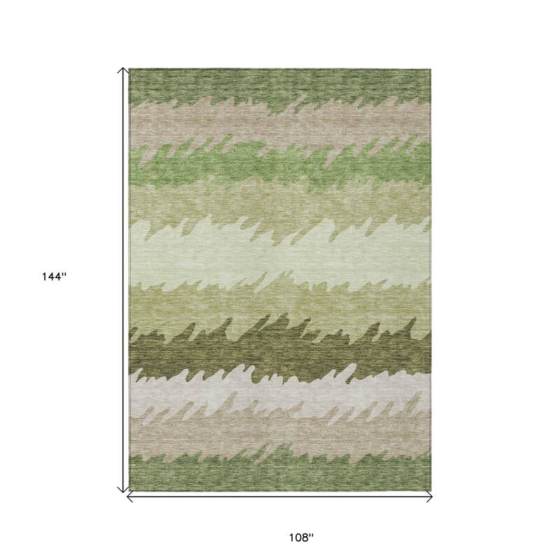 HomeRoots Striped Transitional Rectangle Outdoor Rug