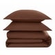 preview thumbnail 4 of 5, Brooklyn Loom Tight-Weave Cotton Percale Duvet Set