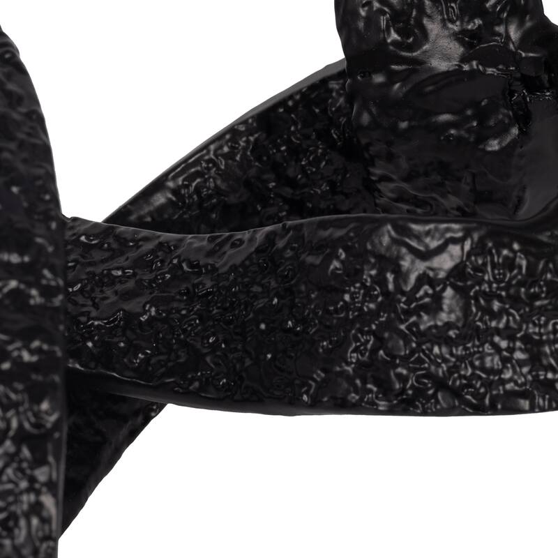 Sagebrook Home Metal, 27" Swirly Table Object, Novelty, 8"H, Solid Color - 27" x 10" x 8"