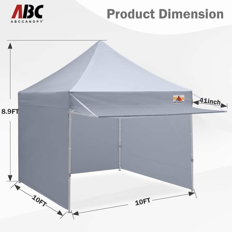 ABCCANOPY Pop up Canopy Tent with Awning and Sidewalls