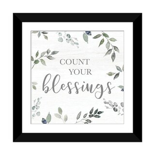 iCanvas "Blessings Greenery" by Carol Robinson