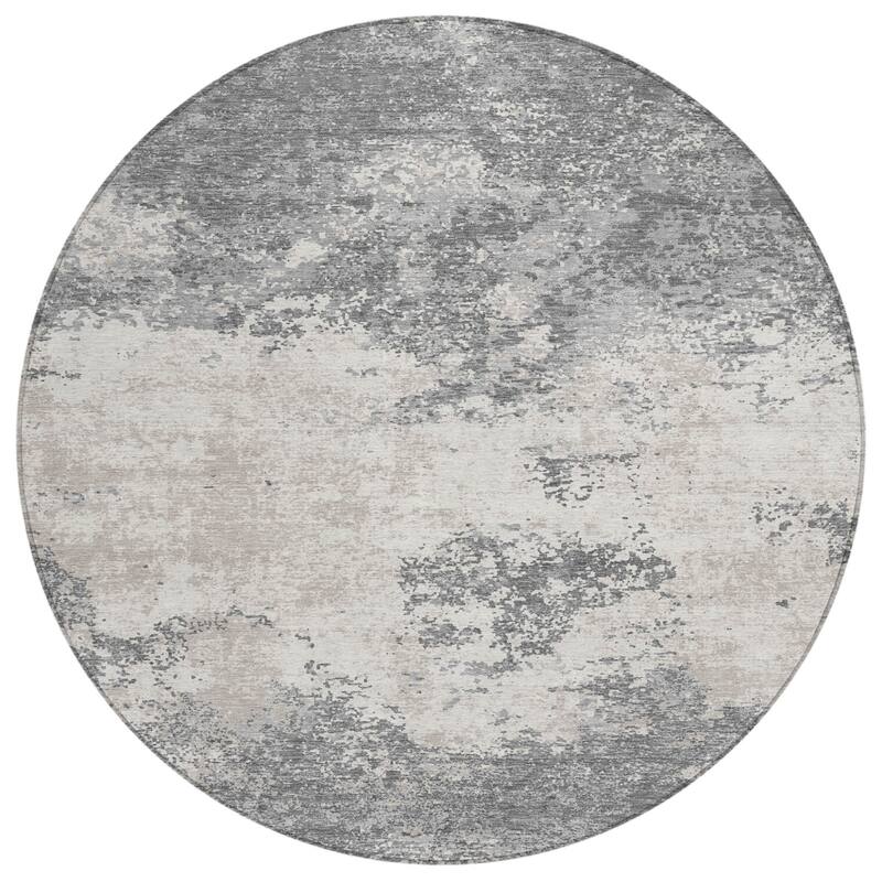 HomeRoots Abstract Transitional Rectangle Outdoor Rug