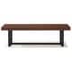 preview thumbnail 10 of 10, Middlebrook Barnett 60-inch Solid Wood Dining Bench