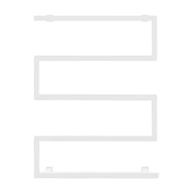 Voltaire 5-Bar Electric Towel Warmer In Matte White - 31.5" x 23.62" x 3.15"